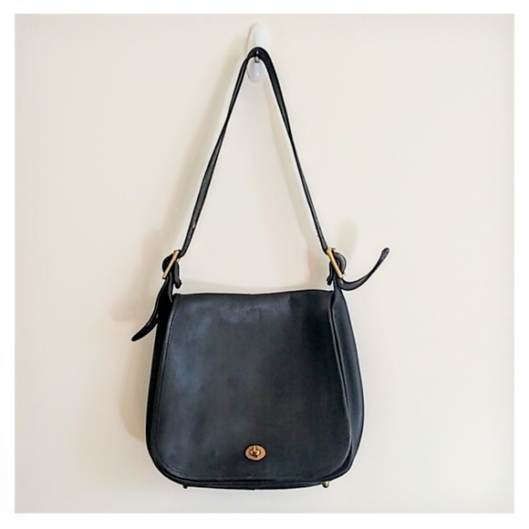 Coach Handbags - {vintage} black  Coach bag
